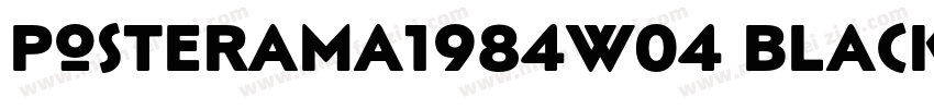 posterama1984w04 black字体转换